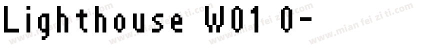 Lighthouse W01 0字体转换
